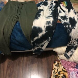 Green Kids Jogger Pants